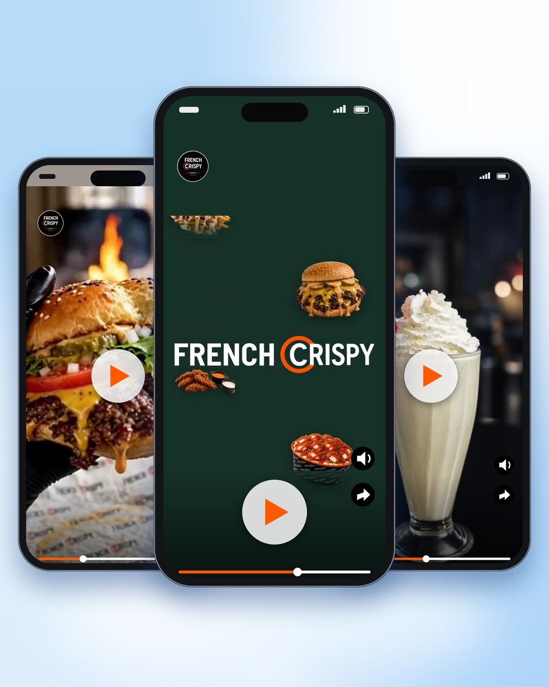 French Crispy video ads page